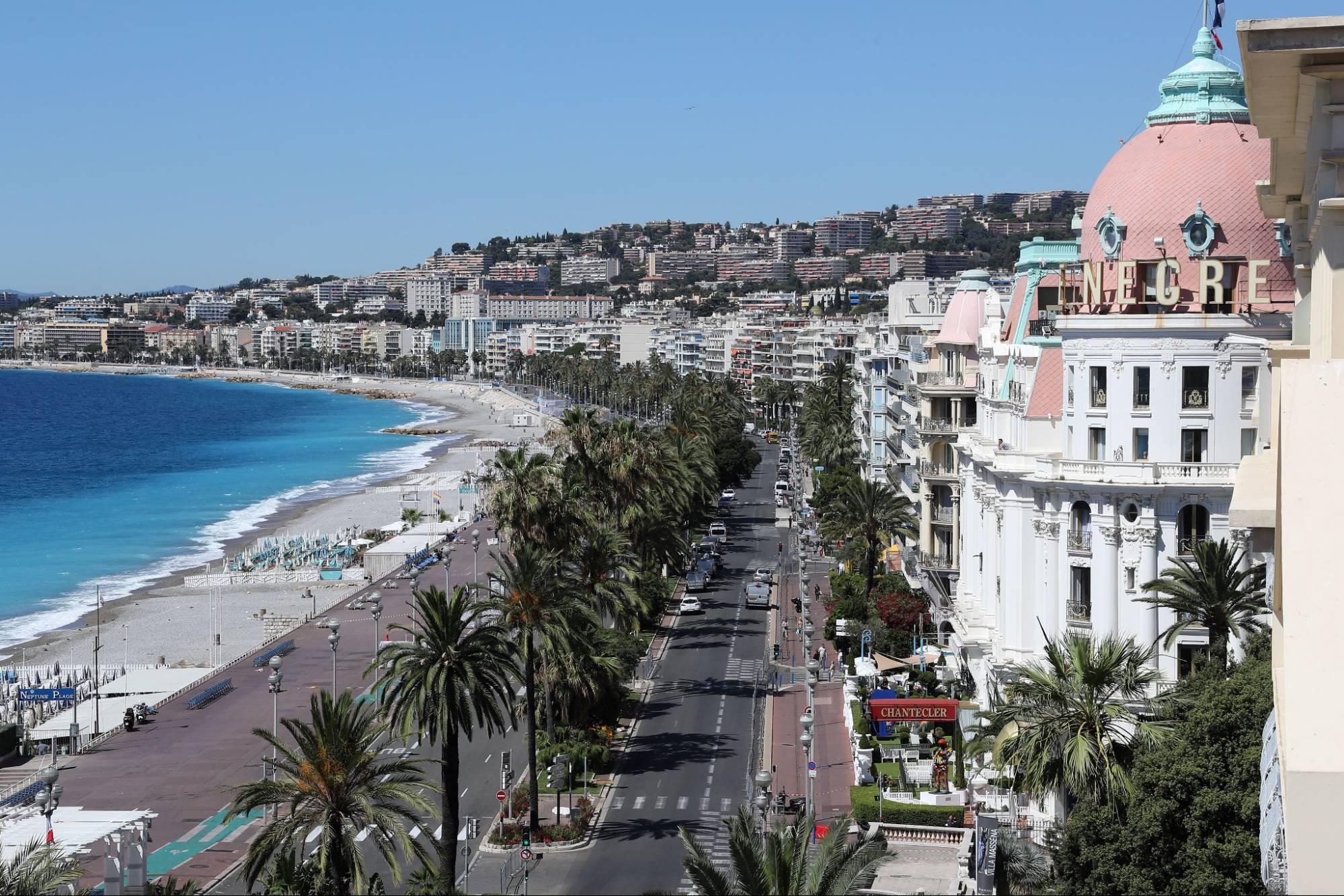 Promenade des Anglais de Nice, lieu prestigieux pour la location d'un cabinet médical