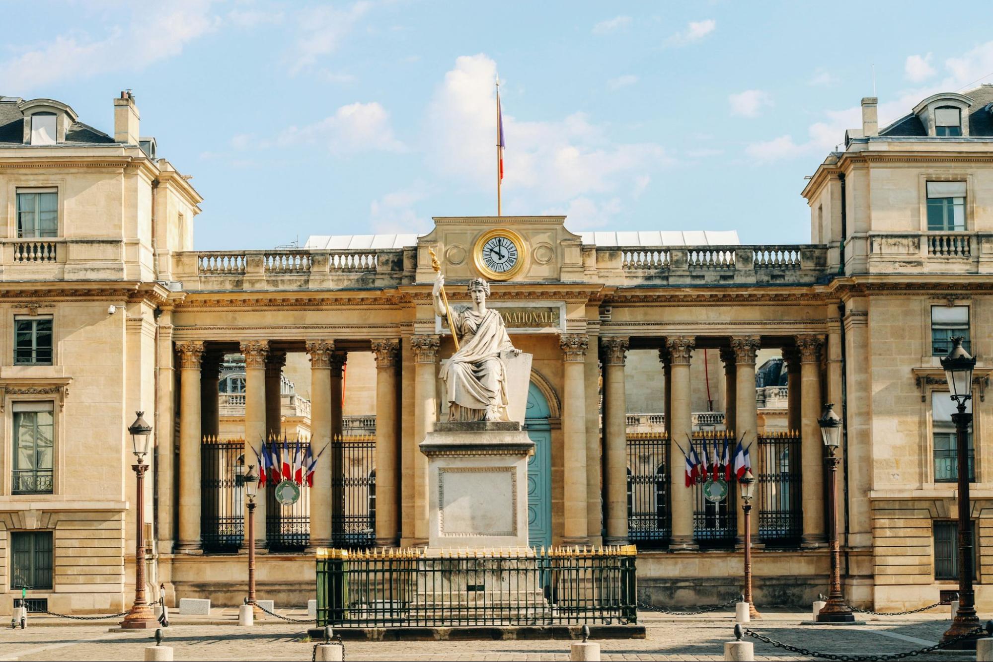 Assemblée Nationale le 30 janvier 2024, jour du discours de Gabriel Attal